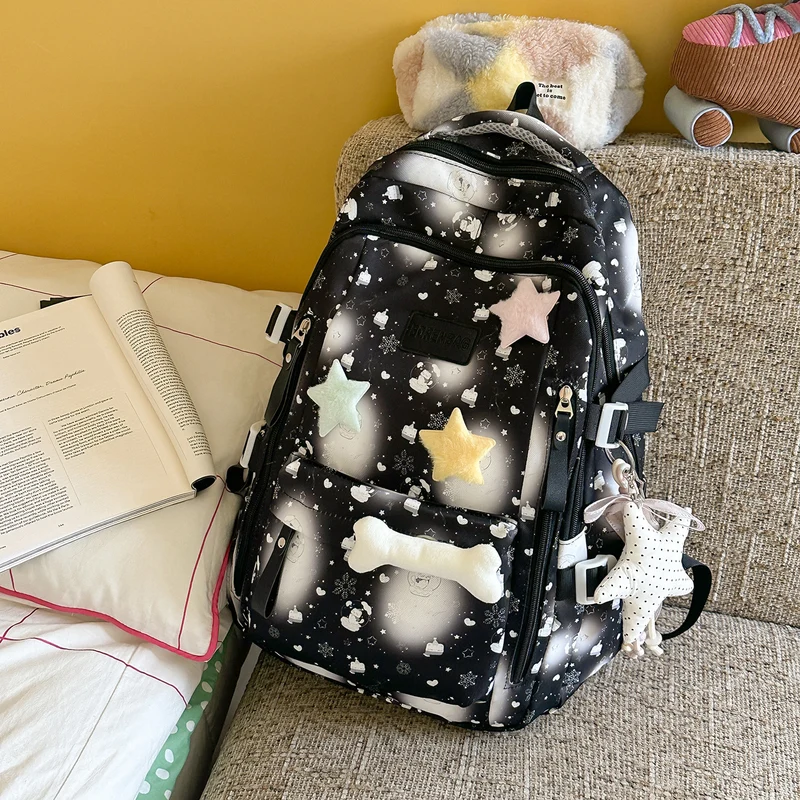 Bunter Kinder-Mini-Schulranzen mit Muster