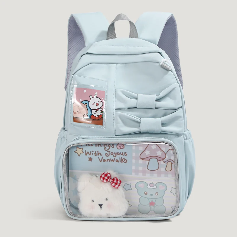 Niedlicher Schulrucksack mit Cartoon-Motiv