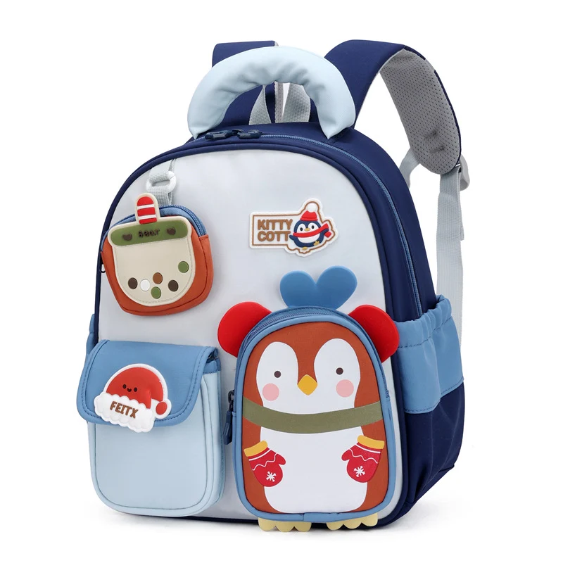 Verspielter Schulrucksack für Kinder mit Charakter-Design