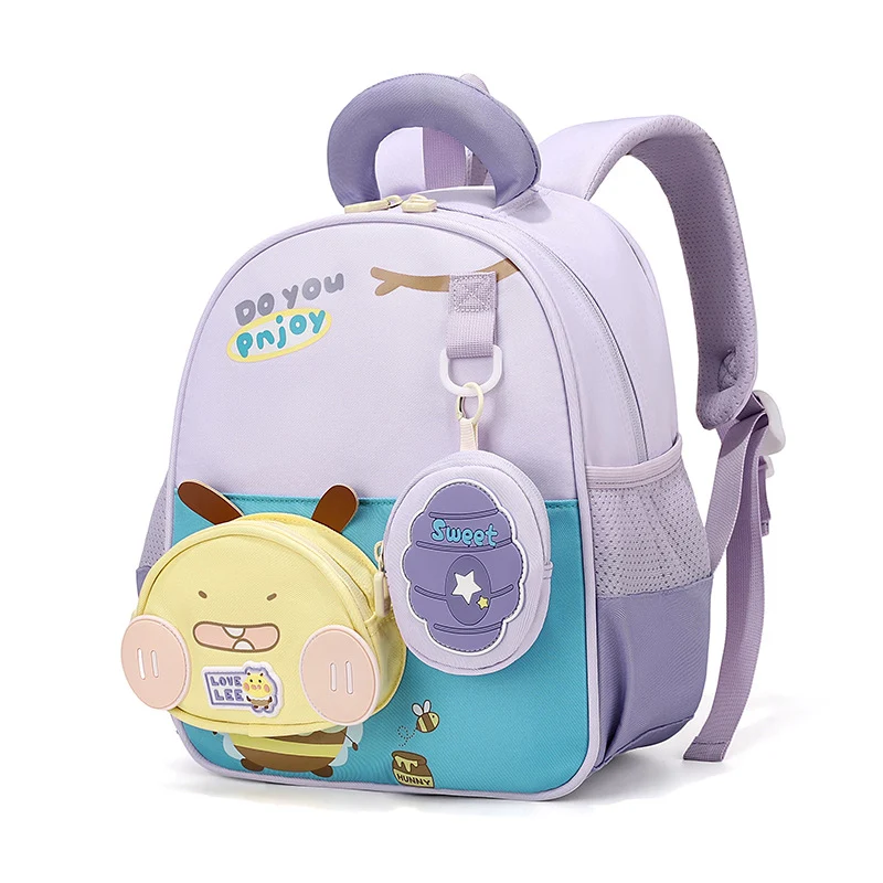 Lustiger Schulrucksack für Kinder mit Charakter-Design