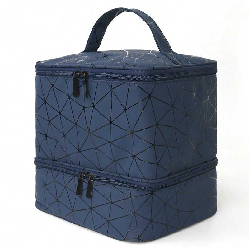 Kosmetik-Organizer-Tasche mit doppeltem Design und strapazierfähigem Innenfutter Skanto