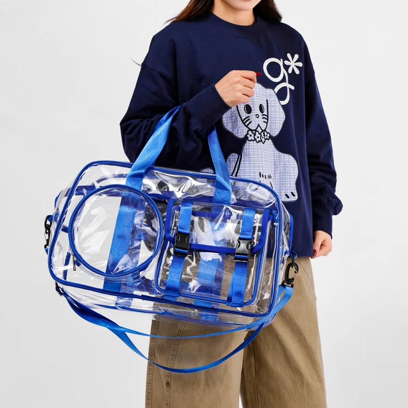 Transparente Sport- und Reisetasche mit praktischen Taschen Skanto
