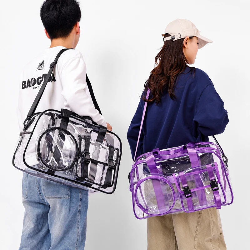 Transparente Sport- und Reisetasche mit praktischen Taschen Skanto