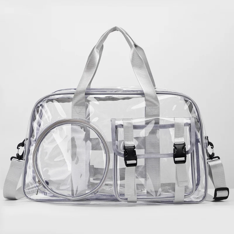 Transparente Sport- und Reisetasche mit praktischen Taschen Skanto