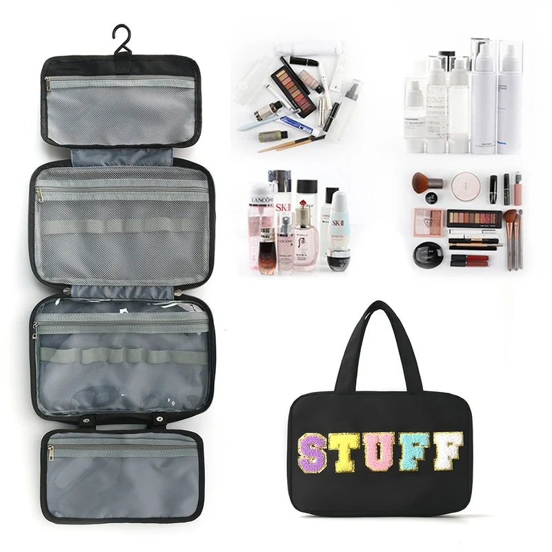 Multifunktionale Kosmetik-Organizer-Tasche mit Hängefunktion Skanto