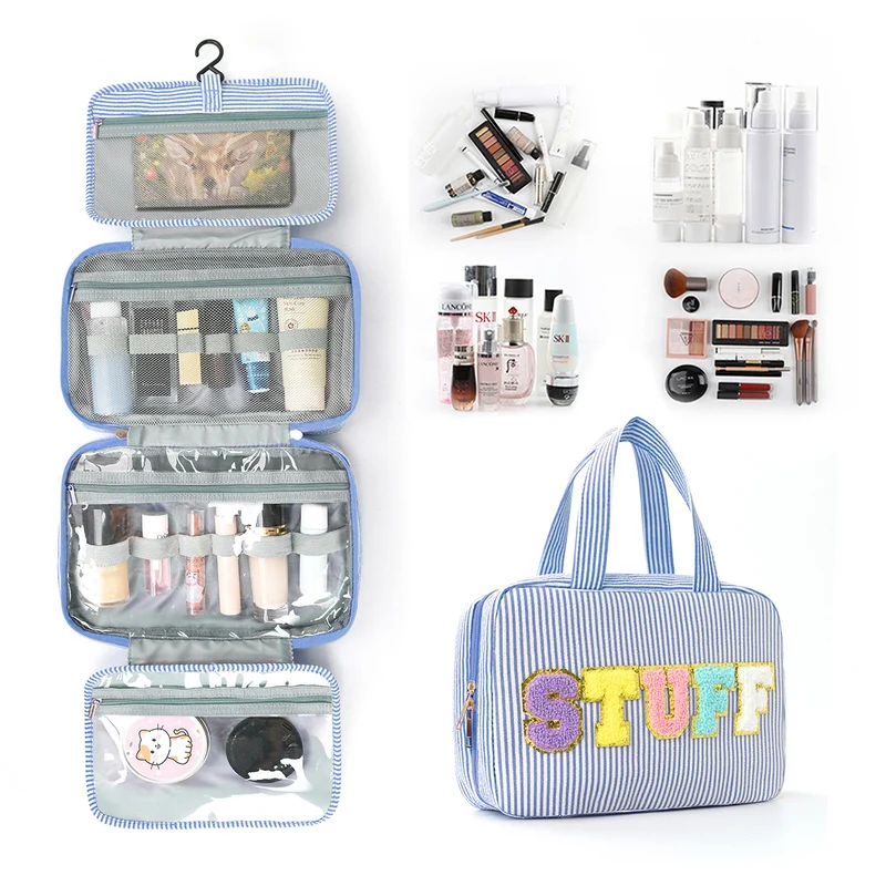Multifunktionale Kosmetik-Organizer-Tasche mit Hängefunktion Skanto
