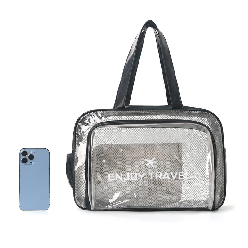 Transparente Reisetasche mit vielseitigen Fächern Skanto