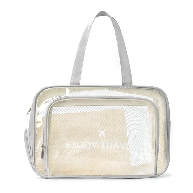 Transparente Reisetasche mit vielseitigen Fächern Skanto