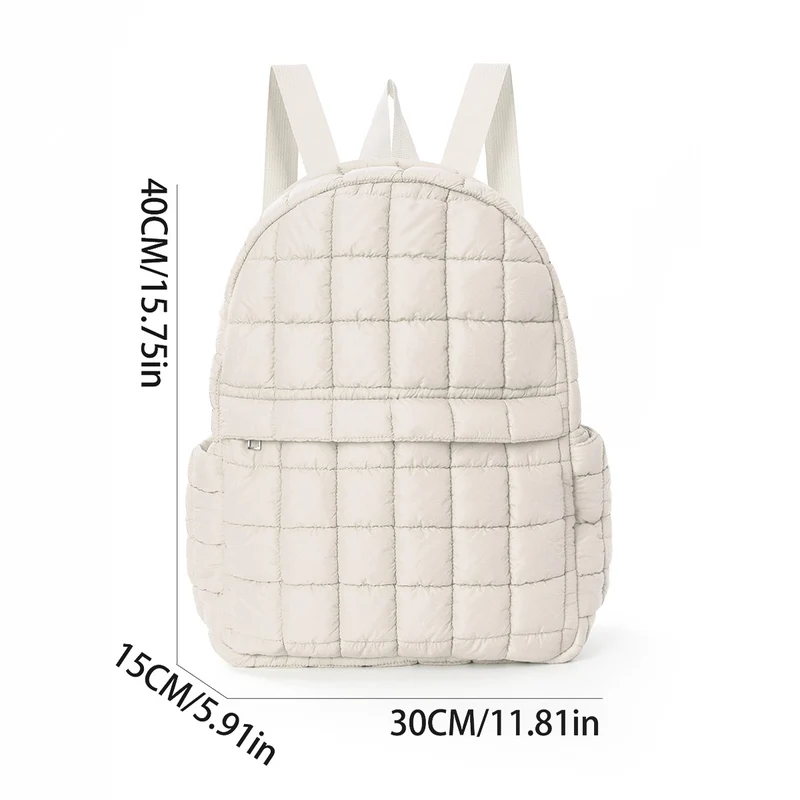Gepolsterter Rucksack im quadratischen Design Skanto