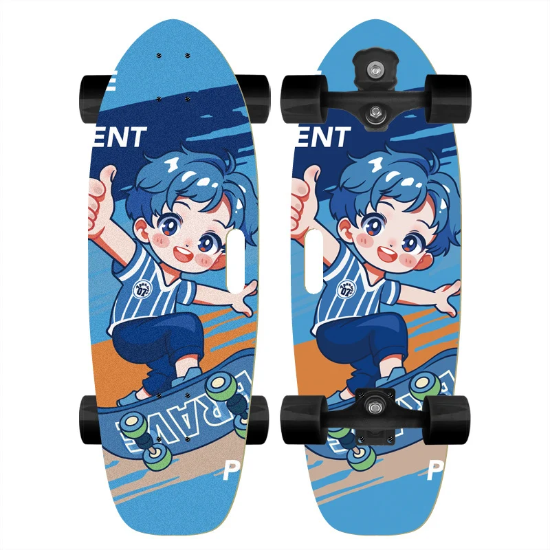 Skateboard mit individuellem Comic-Design Skanto