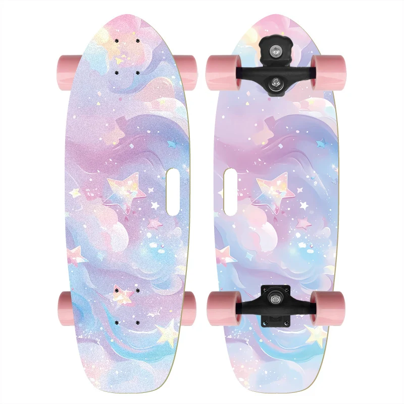 Skateboard mit individuellem Comic-Design Skanto