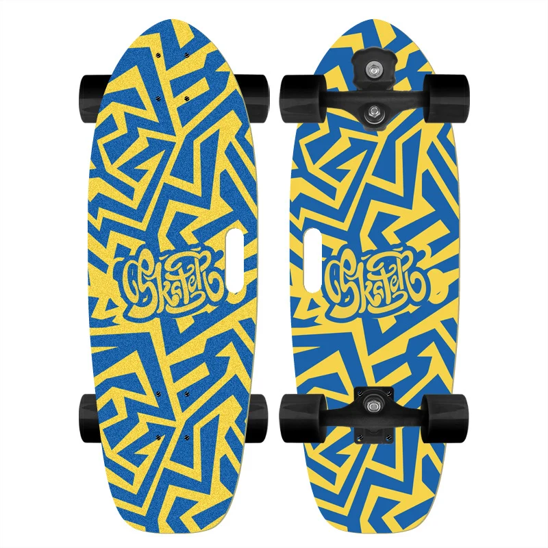 Skateboard mit individuellem Comic-Design Skanto