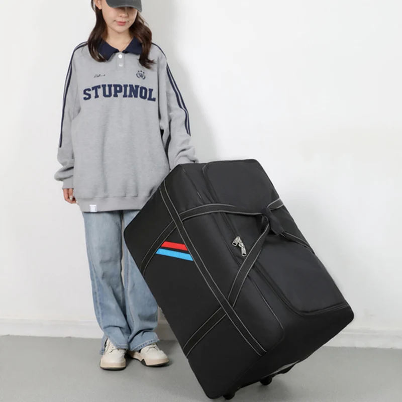 Geräumige Reisetasche mit leichten Rollen und verstärktem Griff Skanto