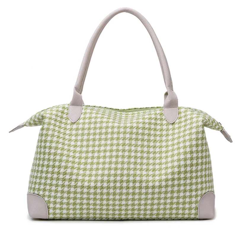 Moderne Handtasche im zeitlosen Hahnentrittmuster Skanto