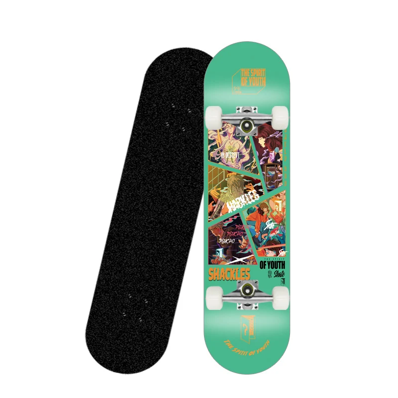 Dekoratives Skateboard-Deck Skanto
