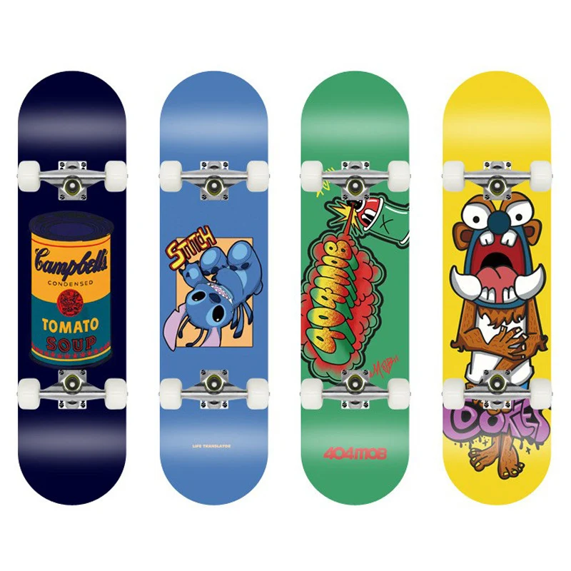 Dekoratives Skateboard-Deck Skanto