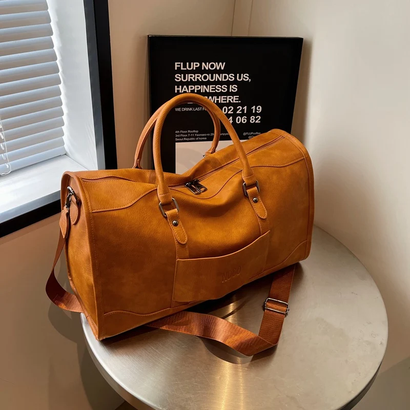 Hochwertige Leder-Reisetasche Skanto
