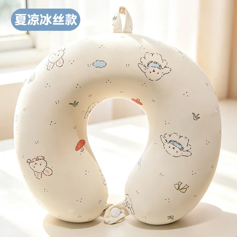 Ergonomisches Nackenkissen mit Blumenmotiv Skanto