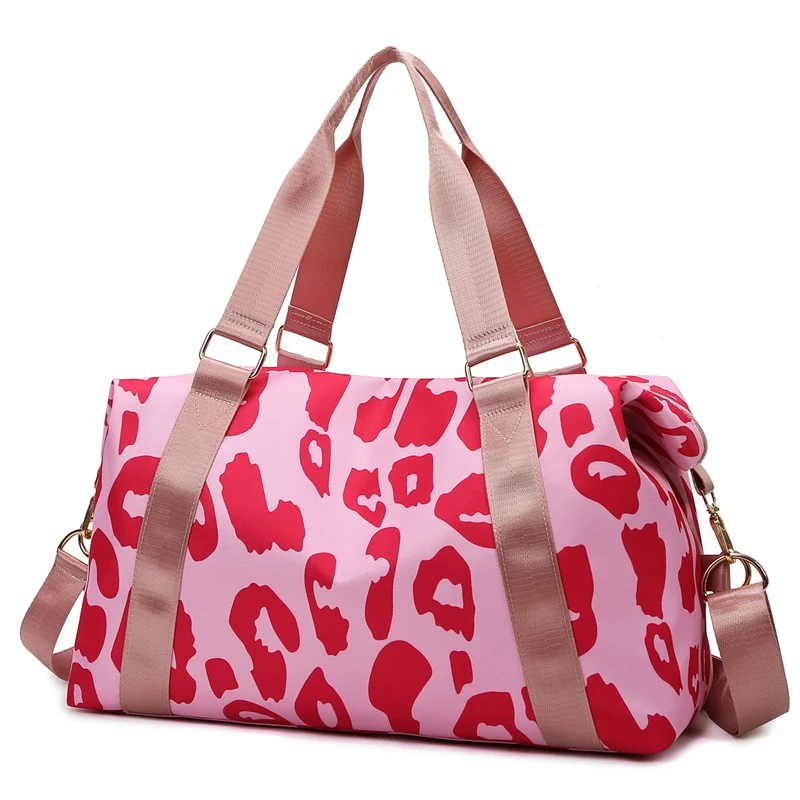 Sportliche Tote Bag mit elegantem Leopardenmuster Skanto