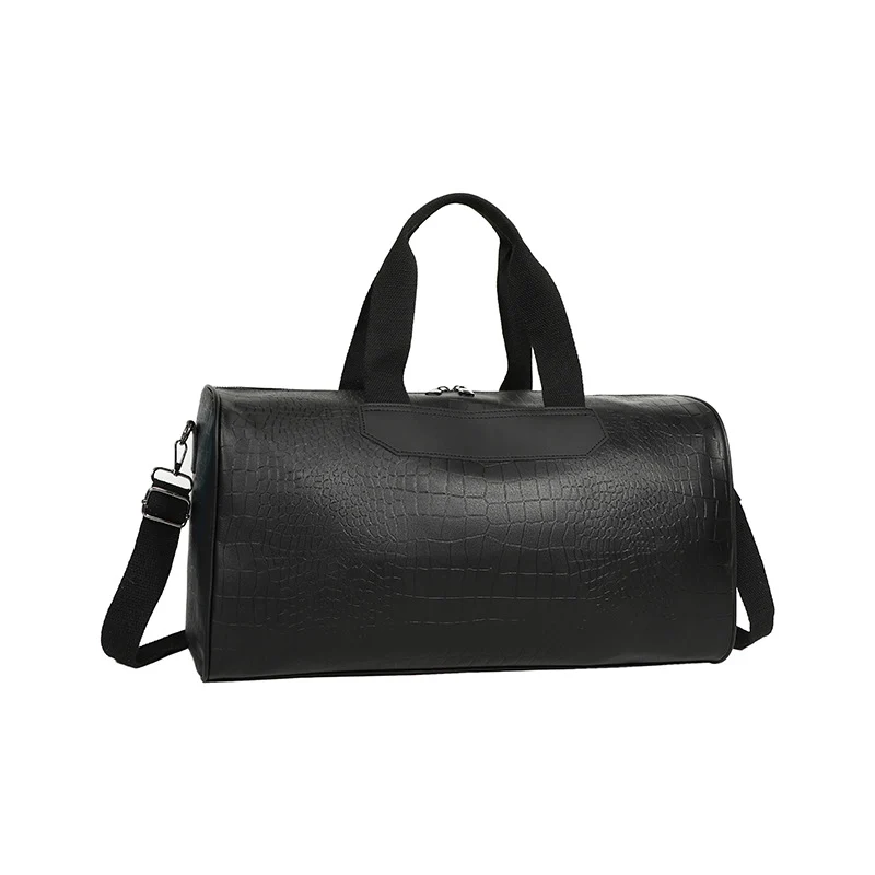 Elegante Reisetasche aus robustem Kunstleder mit Krokodilmuster Skanto