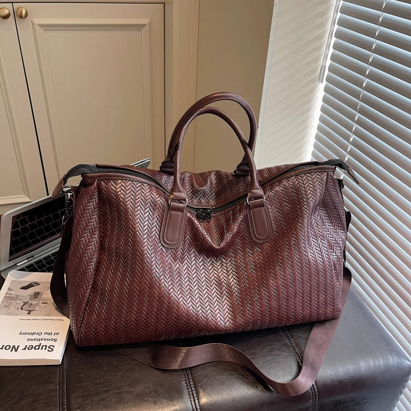 Elegante und robuste Reisetasche im modernen Wellenmuster Skanto