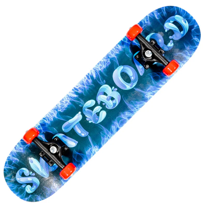 Trick-Skateboard mit Drachengrafik Skanto