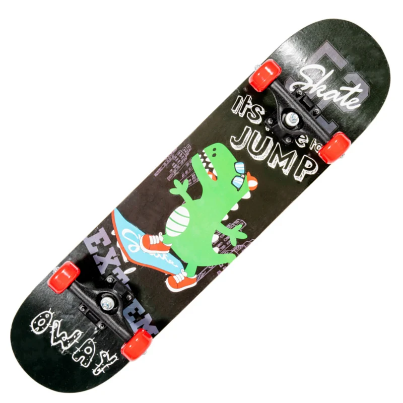 Skateboard mit Drachengrafik Skanto