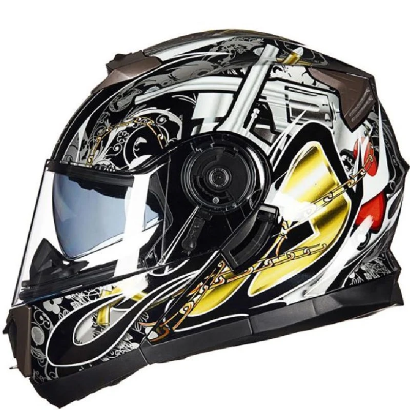 Aerodynamischer Integral-Motorradhelm Skanto