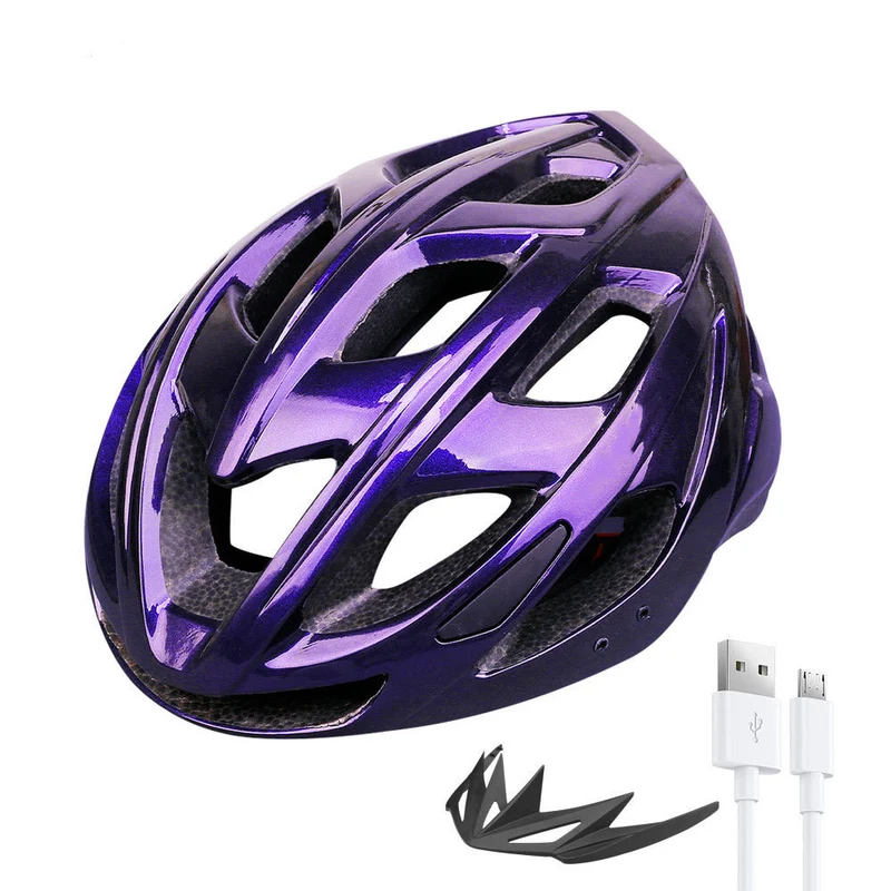 Hochleistungs-Fahrrad-Sicherheitshelm mit LED-Licht Skanto