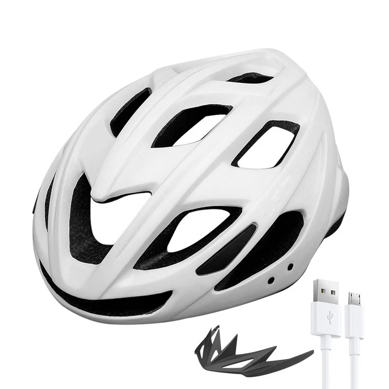 Hochleistungs-Fahrrad-Sicherheitshelm mit LED-Licht Skanto