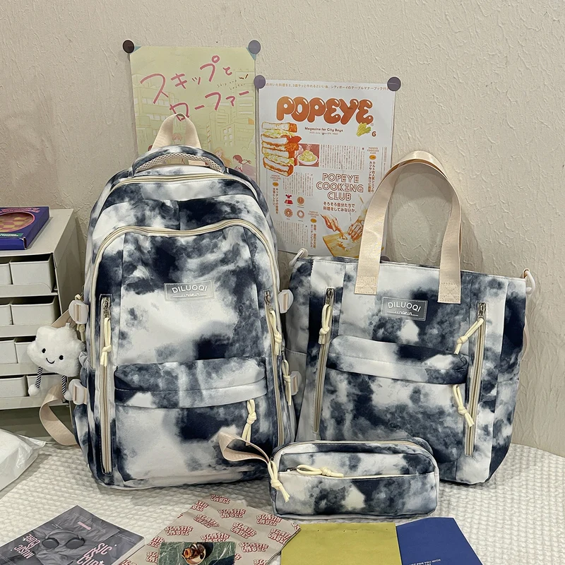 Vielseitiges Multifunktions-Reise-, Tages- und Schulrucksack-Set Skanto