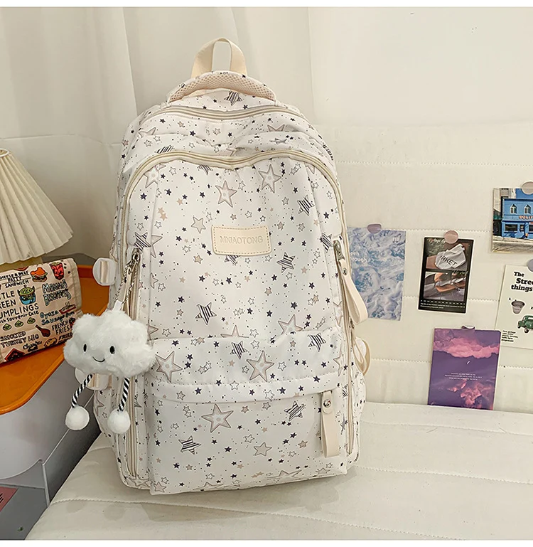 Stylischer Rucksack Skanto mit Sternenprint