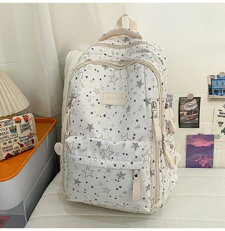 Stylischer Rucksack Skanto mit Sternenprint