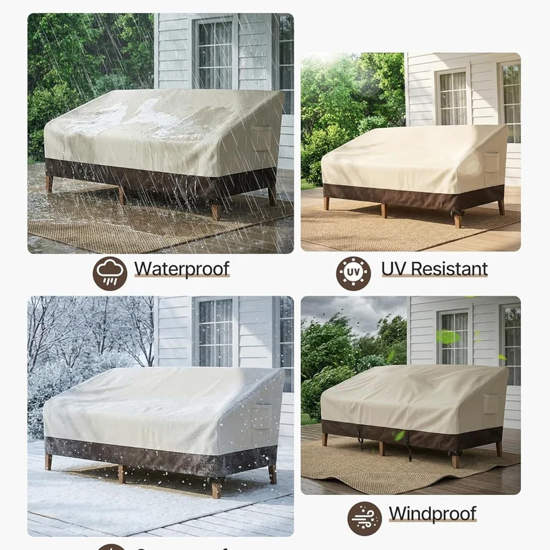 Schutzhülle für Gartensofas mit wasserabweisendem Material Skanto
