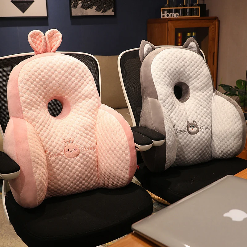 Ergonomisches Plüsch-Sitzkissen mit Lochmuster Skanto