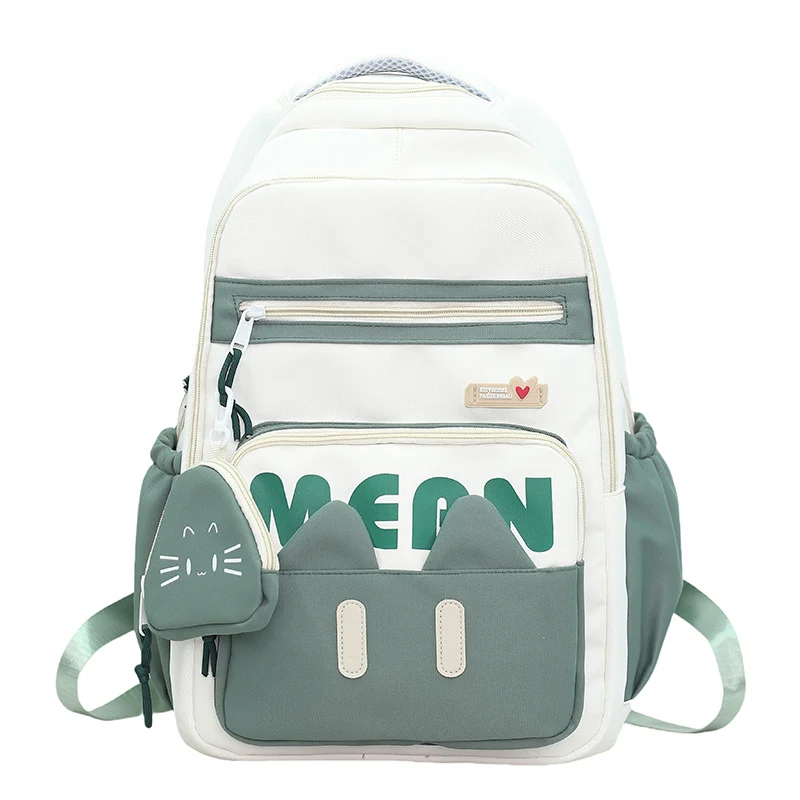 Niedlicher Schulrucksack Skanto im Katzen-Design