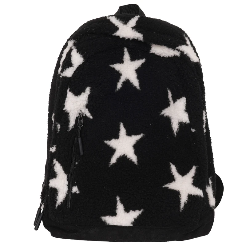 Gemütlicher Fleece-Rucksack mit Sternenprint Skanto