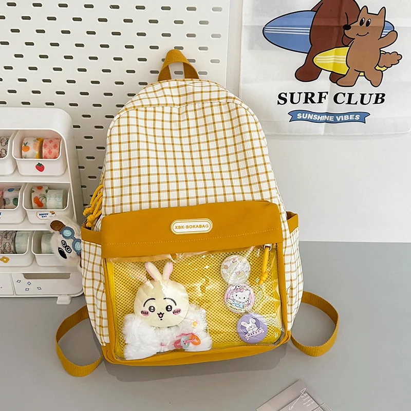 Verspielter gemusterter Schulrucksack Skanto