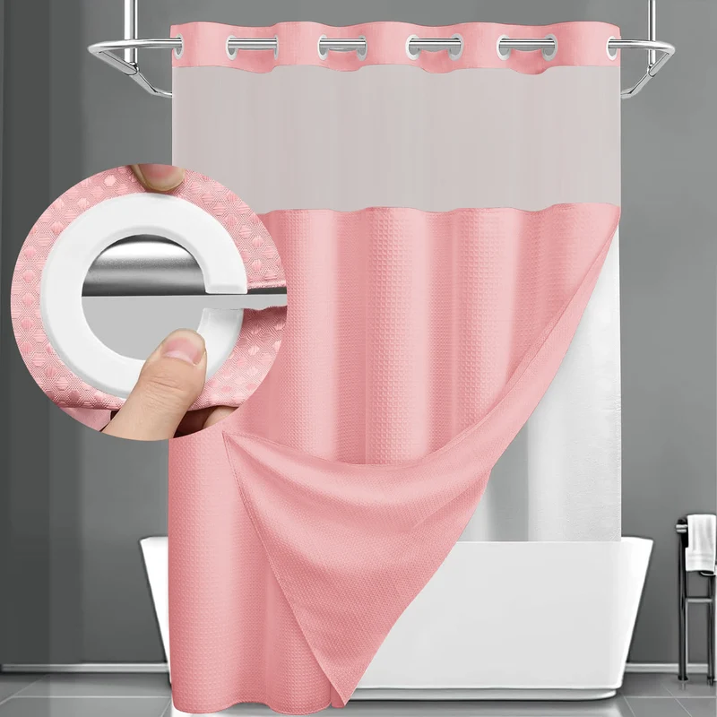 Duschvorhang mit strukturierter Webart Skanto