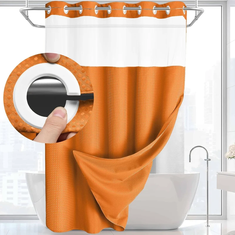 Duschvorhang mit strukturierter Webart Skanto