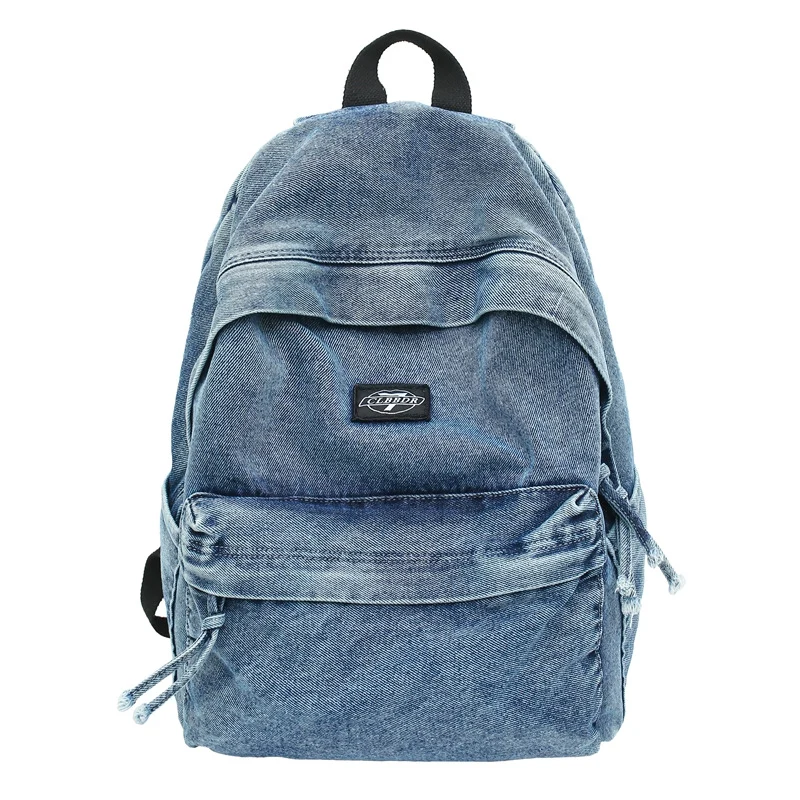Lässiger Denim-Schulrucksack Skanto
