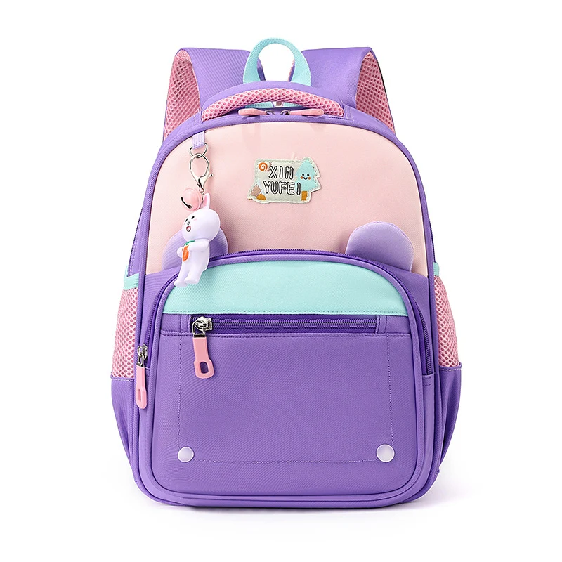 Schulrucksack Skanto mit mehreren Fächern und Cartoon-Motiv
