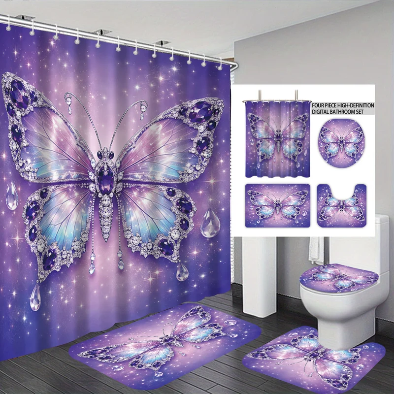 Digitales Badezimmer-Deko-Set im Hasen-Design Skanto