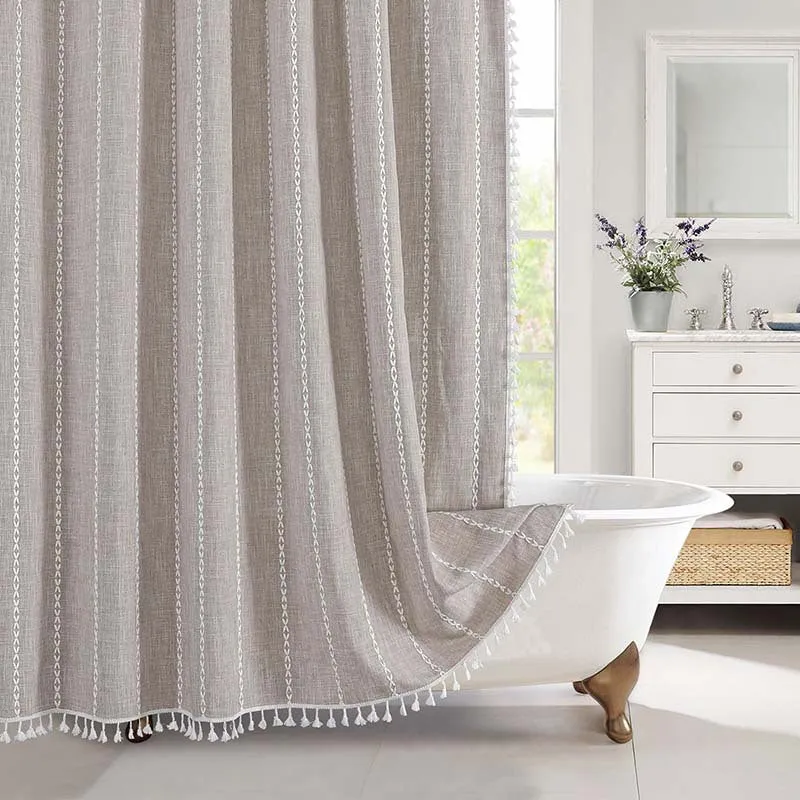 Fenstervorhang mit strukturiertem Gitterdesign Skanto