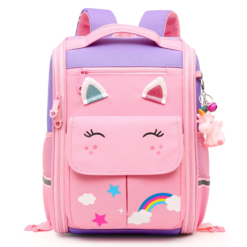 Rollende Schultasche mit niedlichem Tierdesign Skanto