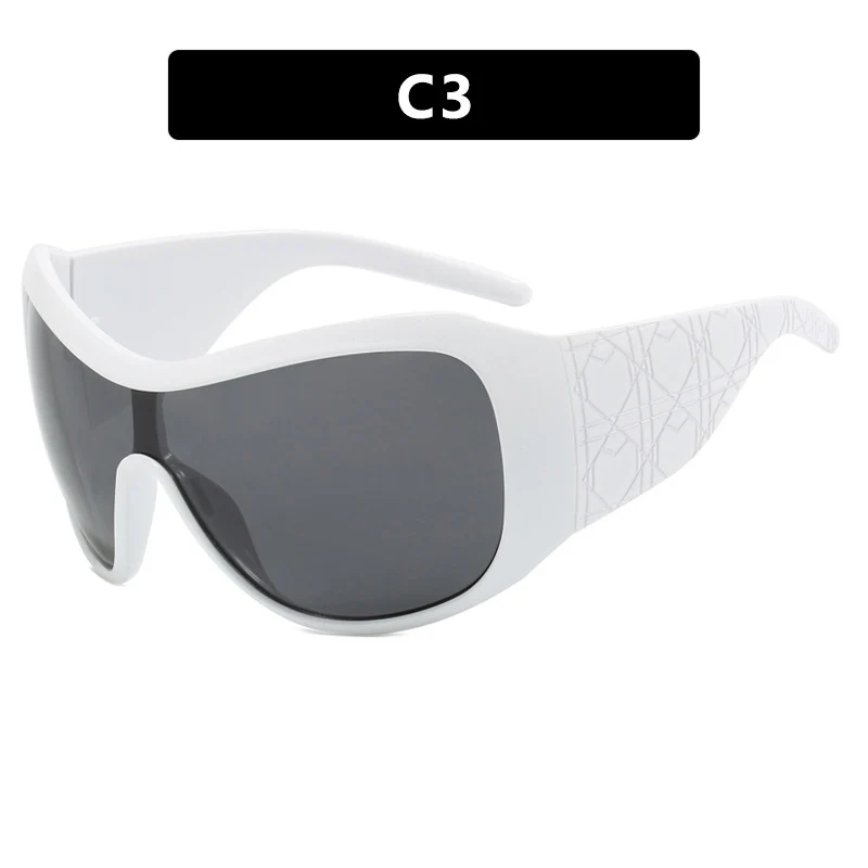 Damen Sport-Sonnenbrille mit breitem Schutzrahmen und polarisierten Gläsern Skanto