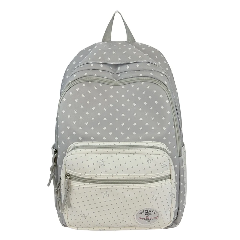 Rucksack Skanto mit Sternenmuster und mehreren Fächern