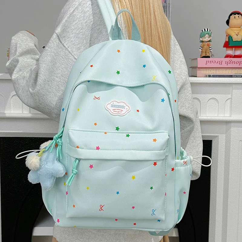 Lässiger Rucksack Skanto mit Sternmuster