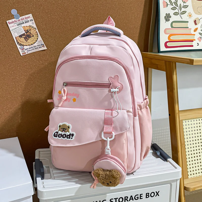 Niedlicher Schulrucksack mit Tiermotiv Skanto