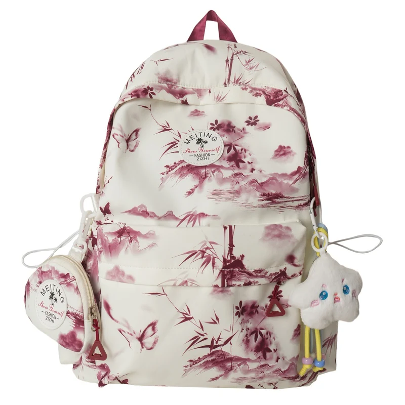 Künstlerisch bedruckter Rucksack Skanto